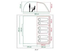 Coleman Vespucci 6 Tunneltent -Buiten Kamperen 357053 357053 images other coleman vespucci 6 3 2 ecommerce