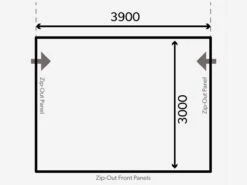 Dometic Grande Air Pro 390 M Voortent -Buiten Kamperen 579993 579993 images other kampa dometic plattegrond grande 390 m 2021 ecommerce