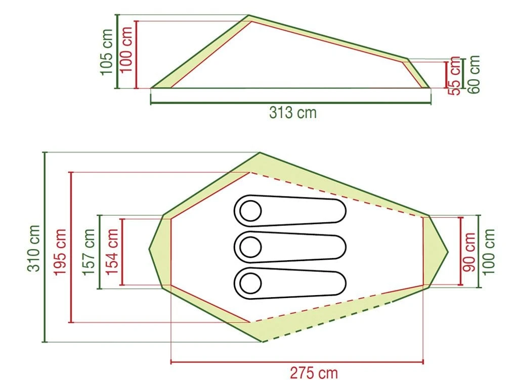 Coleman Cobra 3 Trekkerstent 2 Coleman Cobra 3 Trekkerstent - Afbeelding 2