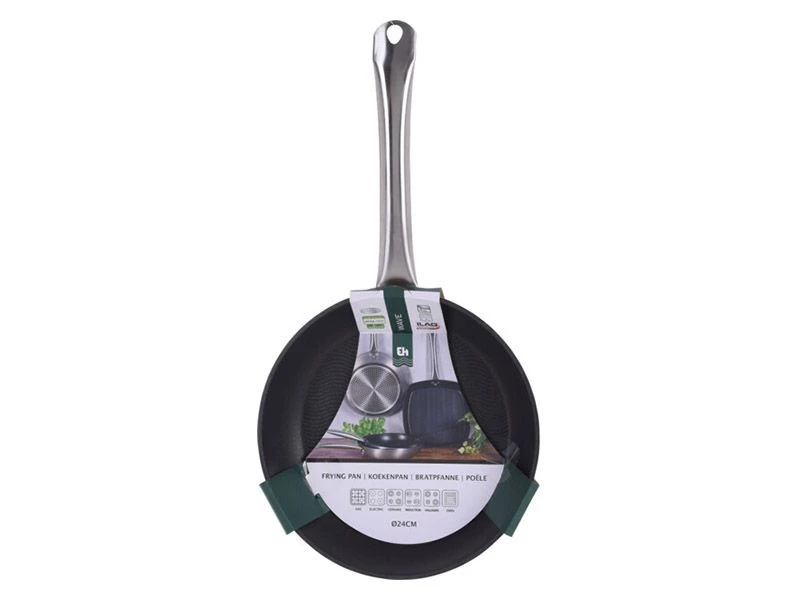 Merkloos Excellent Houseware Ø 24 Cm Koekenpan 2 Merkloos Excellent Houseware Ø 24 Cm Koekenpan - Afbeelding 2