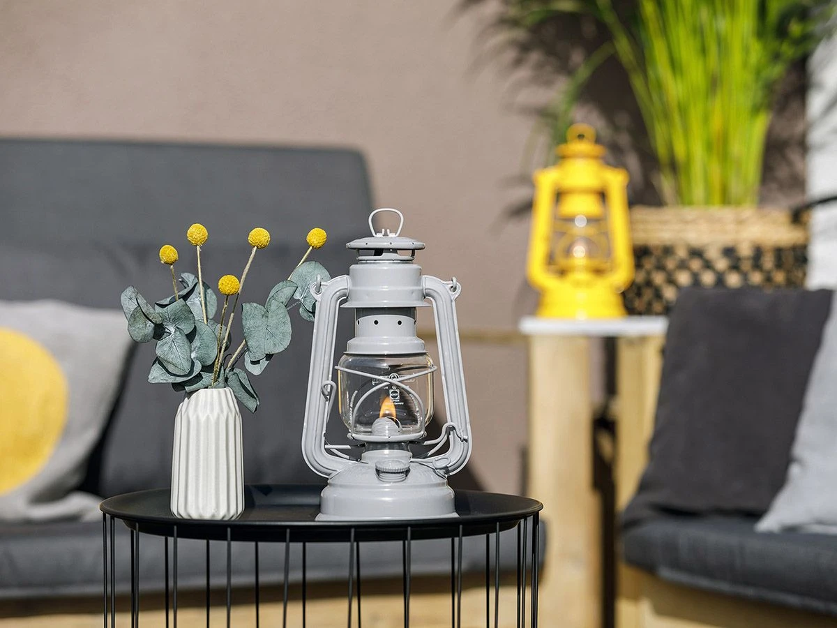 Feuerhand Baby Special 276 Nordic Grey Stormlamp 2 Feuerhand Baby Special 276 Nordic Grey Stormlamp - Afbeelding 2