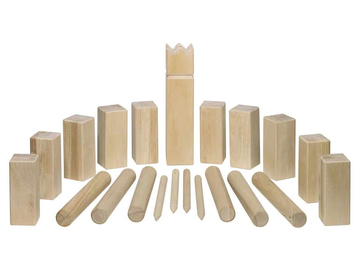 Merkloos Kubb The Viking Campingspel 1 Merkloos Kubb The Viking Campingspel