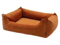 Madison Medium Velours Orange Hondenmand