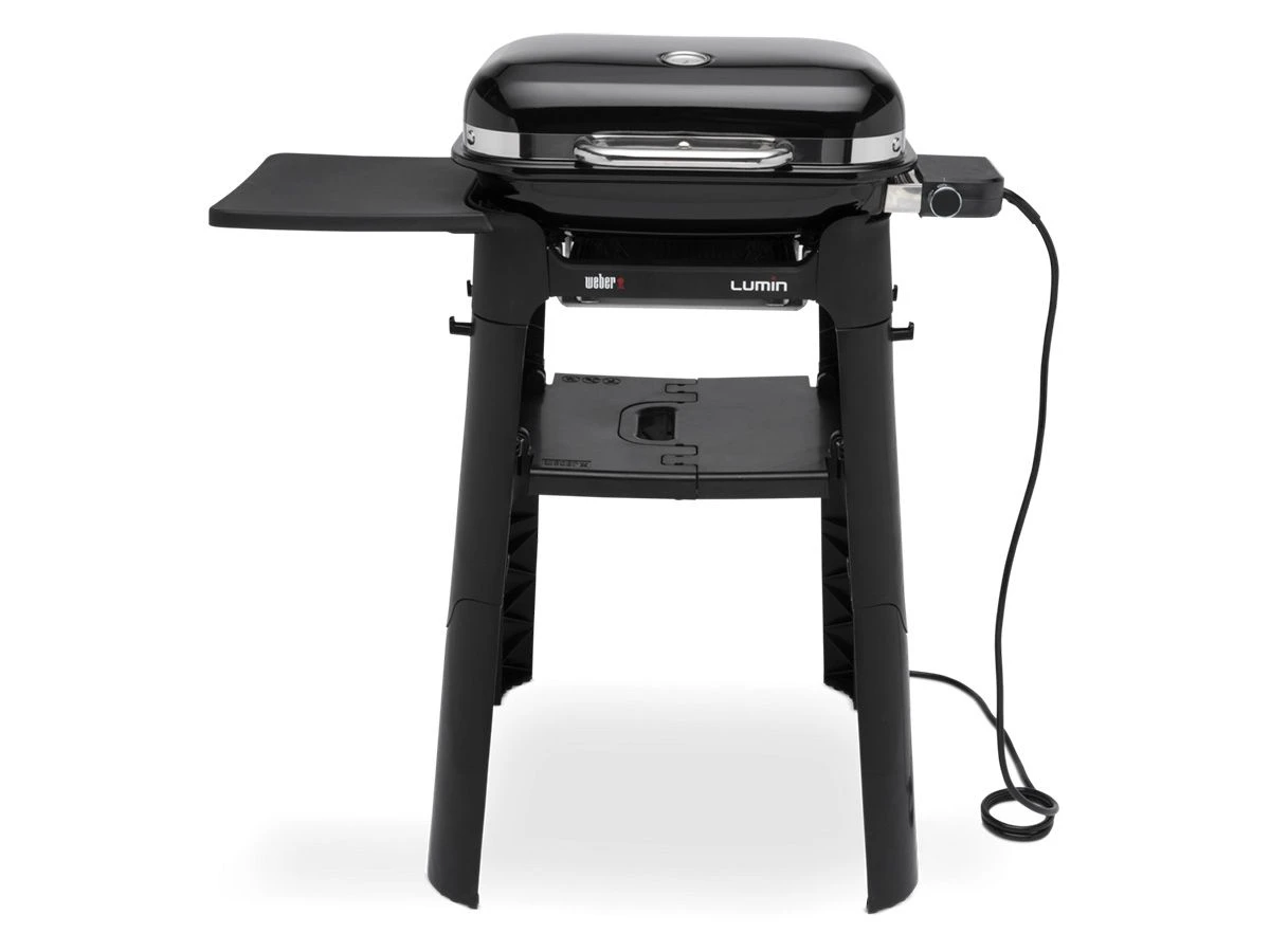 Weber Lumin Compact Black Staande Elektrische Barbecue 1 Weber Lumin Compact Black Staande Elektrische Barbecue